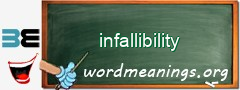 WordMeaning blackboard for infallibility